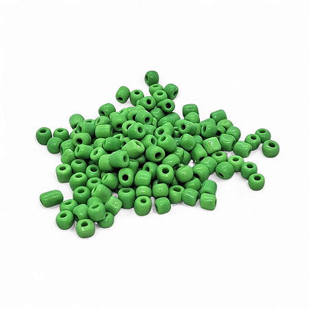 Miçanga para Guia Verde Claro Artesanato 4mm 1g