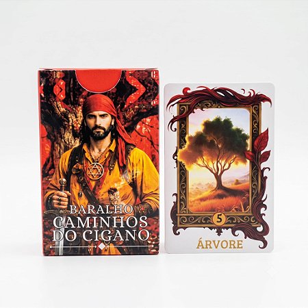 Baralho Caminhos do Cigano 36 Cartas com Manual Explicativo