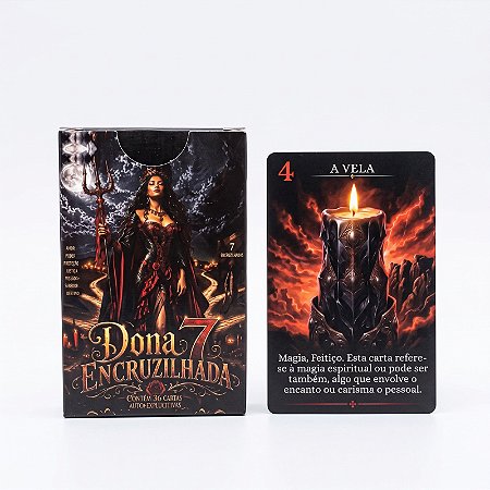 Baralho Taro Dona 7 Encruzilhadas 36 Cartas Autoexplicativas