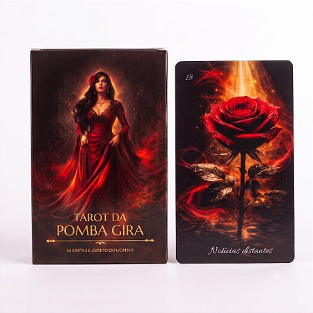 Tarot da Pomba Gira 36 Cartas com Manual Explicativo