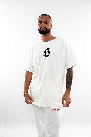 camiseta oversized off white