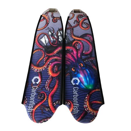 Nadadeiras Palas de fibra de vidro - Carbonfish SUMMER -  Polvo roxo