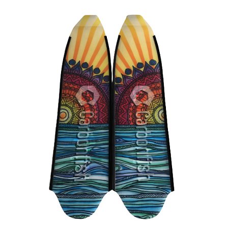 Nadadeiras Palas de fibra de vidro - Carbonfish SUMMER -  mandala