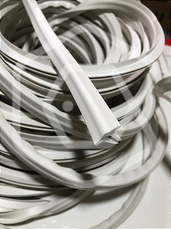 Perfil lateral  Carbonfish BRANCO para palas de fibra de carbono ou fibra de vidro - 1m