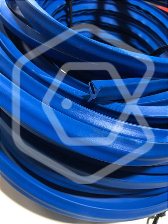 Perfil lateral  Carbonfish AZUL para palas de fibra de carbono ou fibra de vidro - 1m