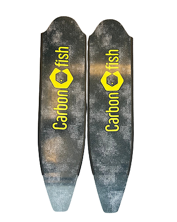 Nadadeiras Palas de fibra de vidro - Carbonfish SUMMER - camuflada preta