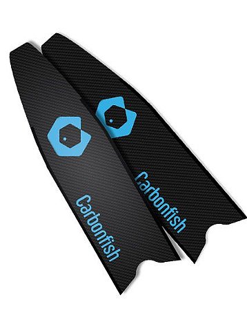 Nadadeiras Palas de Fibra de carbono - Carbonfish SHARK - Azul