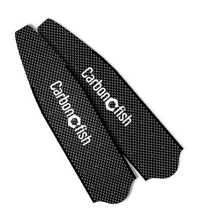 Nadadeiras Palas de Fibra de carbono - Carbonfish PRO - Branca
