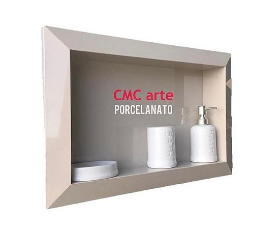 a_Nicho em porcelanato 60x40 Marfim
