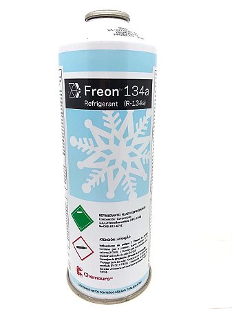 Gás R134 Dupont Lata 750g Freon R134a