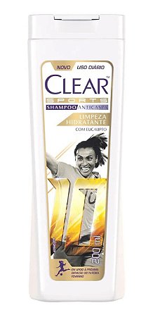 CLEAR Sports Shampoo Anticaspa Limpeza Hidratante com Eucalipto 200ml