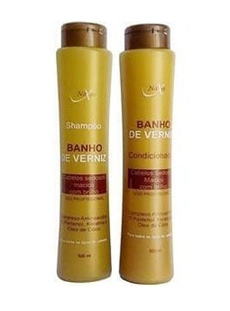NAXOS Banho de Verniz Kit Shampoo + Condicionador 500ml