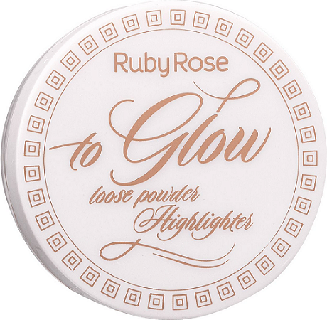 RUBY ROSE Pó Iluminador To Glow HB-7227 cor 6 Spicy