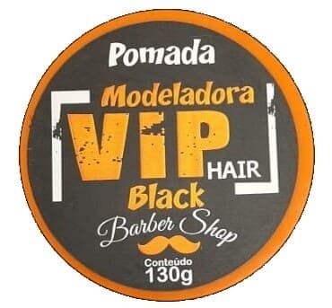 VIP HAIR Pomada Modeladora Barber Shop Black 130g