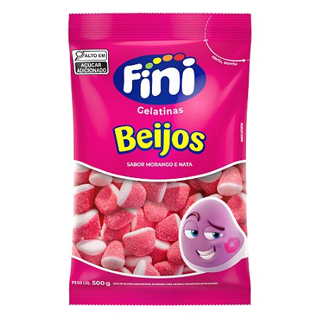 FINI Beijos de Morango Bala Gelatinas 500g