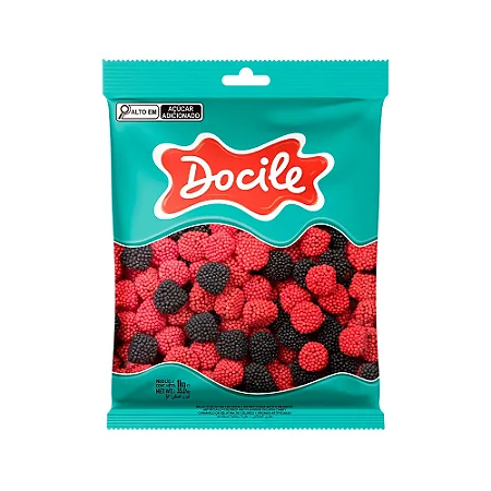 Bala de Gelatina Amoras DOCILE 1kg