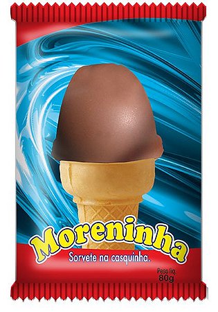 Saquinho De Sorvete Moreninha 250g Flocos C/175unidades