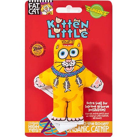 Brinquedo para Gatos Kitten Little Laranja com Catnip