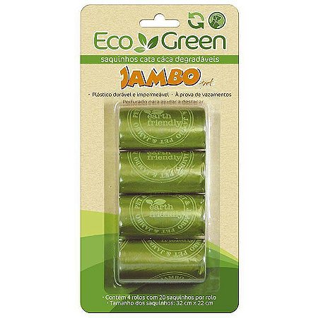 Refil de Saquinhos para Cata Caca Eco Green