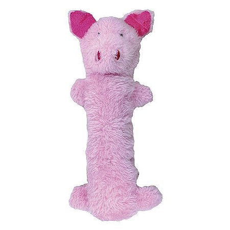 Brinquedo para Cachorros Pelúcia Barriguinha Plush Porco Rosa