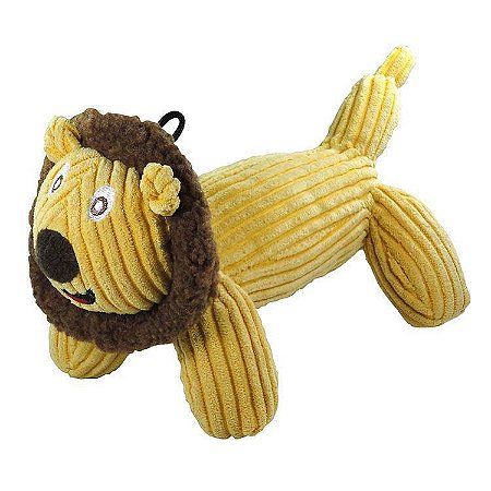 Brinquedo para Cachorros Pelúcia Veludo Leão