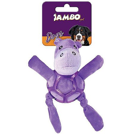 Brinquedo para Cachorros Pelúcia Net Ball Hippo