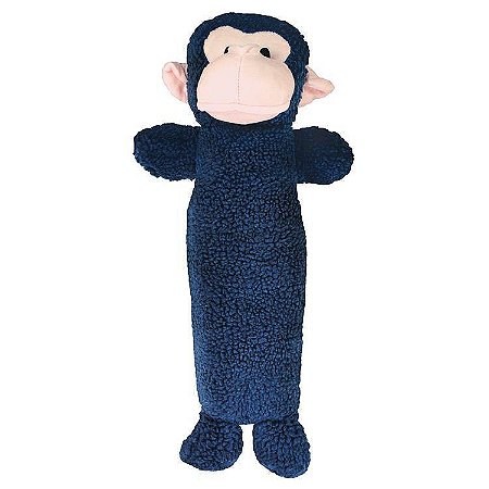 Brinquedo para Cachorros Pelúcia Monkey Fleece Azul Grande