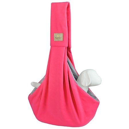 Bolsa de Passeio Sling para Pets Rosa Pink