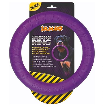 Brinquedo para Cachorro Anel Strong Ring Roxo
