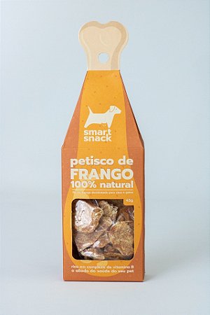 Petisco Snack Natural de Frango para Cães e Gatos