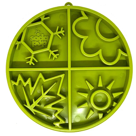 Comedouro Interativo Four Seasons Ebowl Verde SodaPup