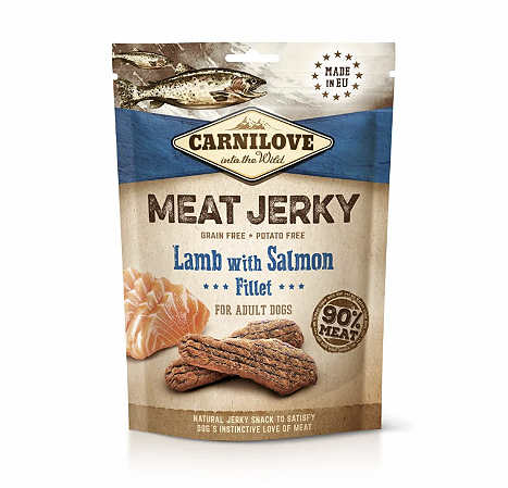 Petisco para Cachorros Carnilove Meat Jerky Lamb with Salmon Fillet