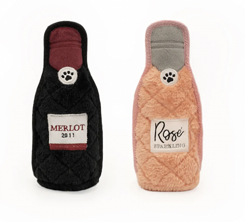 Brinquedo para Cachorros Z-Stitch Happy Hour Crusherz 2-Pack Merlot and Rosé