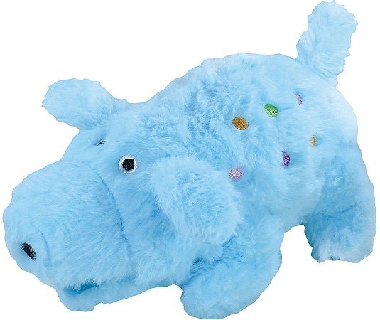 Brinquedo para Cachorros Pelúcia Pig Fofo Azul