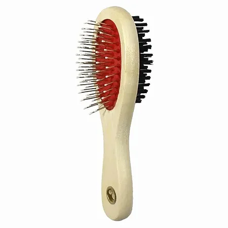 Escova Dupla para Cães e Gatos