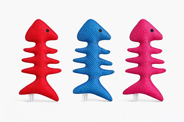 Brinquedo para Gatos Peixe com Catnip