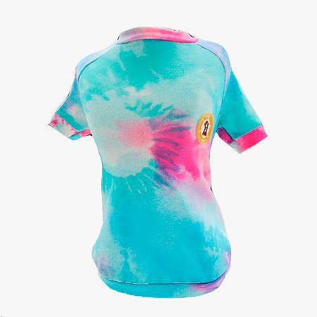 Camiseta Pet Tie Dye Azul