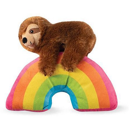 Brinquedo para Cachorros Pelúcia Sloth Rainbow