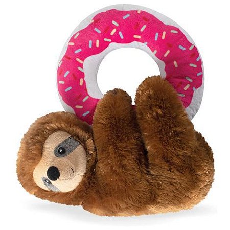 Brinquedo para Cachorros Pelúcia Sloth Donut