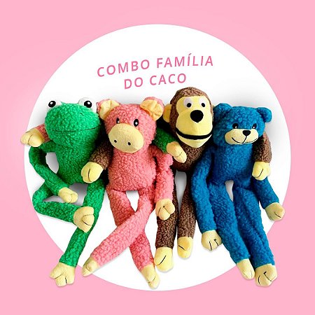 Brinquedo para Cachorros Combo Família do Caco