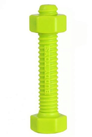 Brinquedo para Cachorros Parafuso de Nylon Verde Buddy Toys