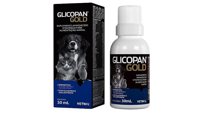 Suplemento Vitamínico Glicopan Gold Gotas