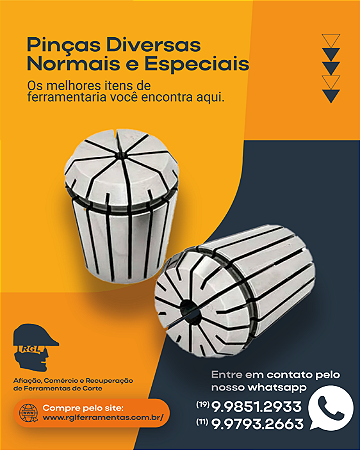 Pinças Diversas, Normais e Especiais