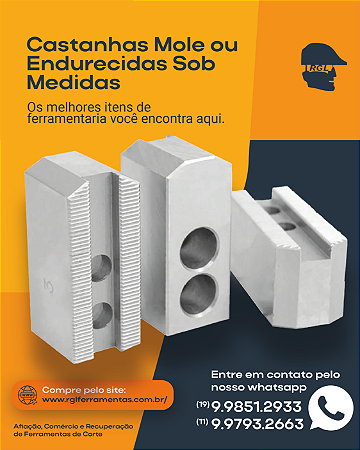 Castanhas Mole ou Endurecidas sob Medidas