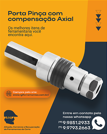Porta Pinça com Compensação Axial