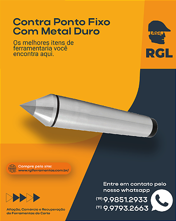 Contra Ponto Fixo com Metal Duro