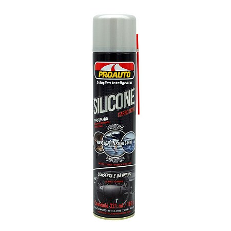 Silicone Automotivo Spray Perfumado Carro Novo Proauto 321ml
