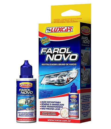 Revitalizador De Farol Luxcar Faro (Recupera Amarelos/Fosco)