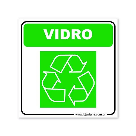 Placa Reciclável Vidro - 18x18 cm ACM 3 mm