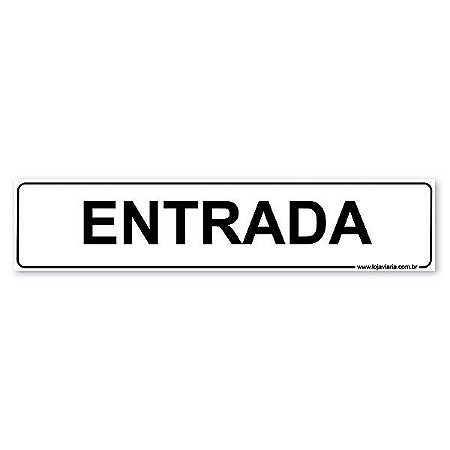 Placa Entrada - 30x6,5 cm ACM 3 mm